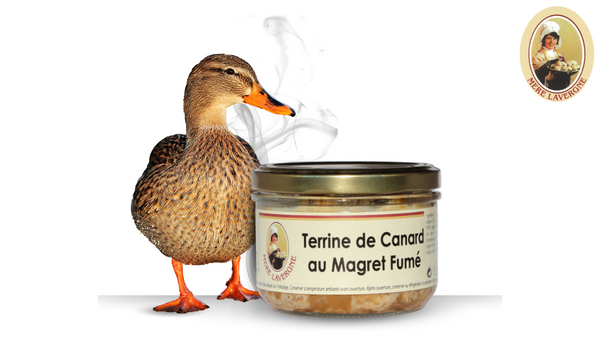 Terrine de Canard au Magret Fum Mre Lavergne - 180g 