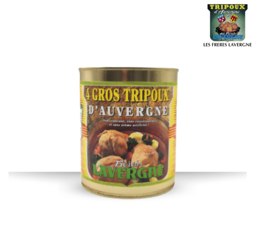 Boite de 4 gros Tripoux Frères Lavergne - 750g