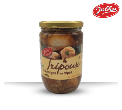 Bocal de 4 Tripoux aux Cèpes Julhes - 600g