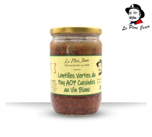 Lentilles Vertes Cuisinées Père Jean -  600g