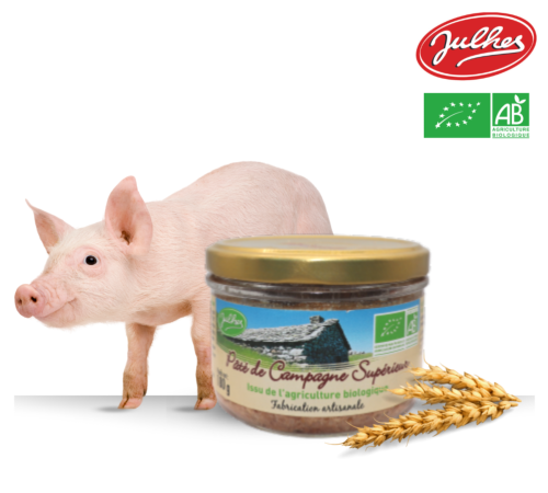 Pâté de Campagne Supérieur BIO Julhes - 180g