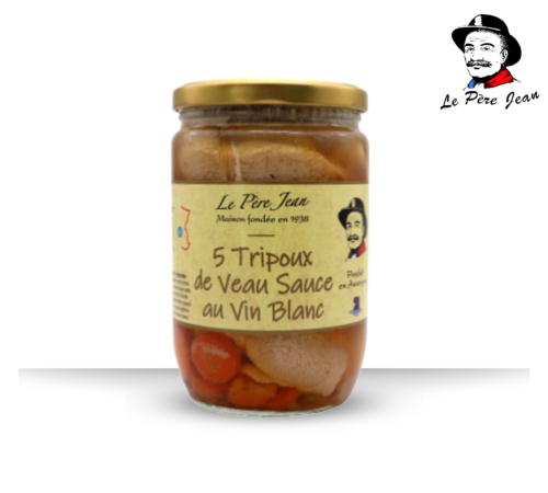 Bocal de 5 Tripoux vin blanc Père Jean - 600g