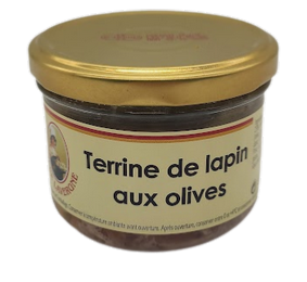 Terrine de Lapin aux Olives 180g